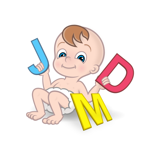 Baby character vector illustration
